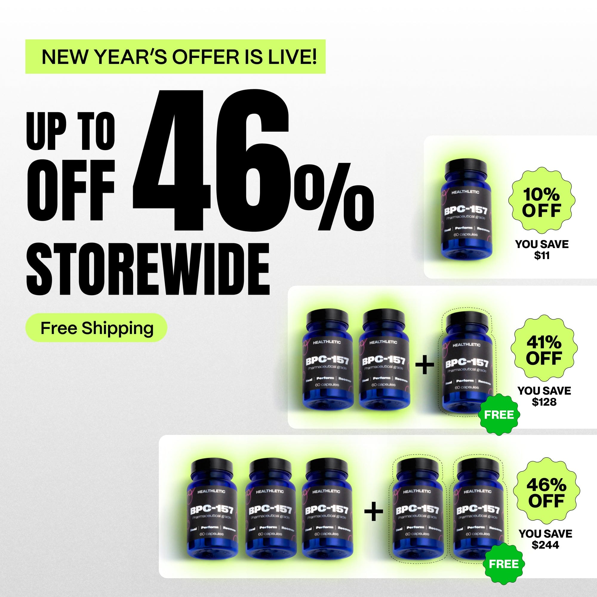 healthletics bpc 157 BPC-157 Supplement