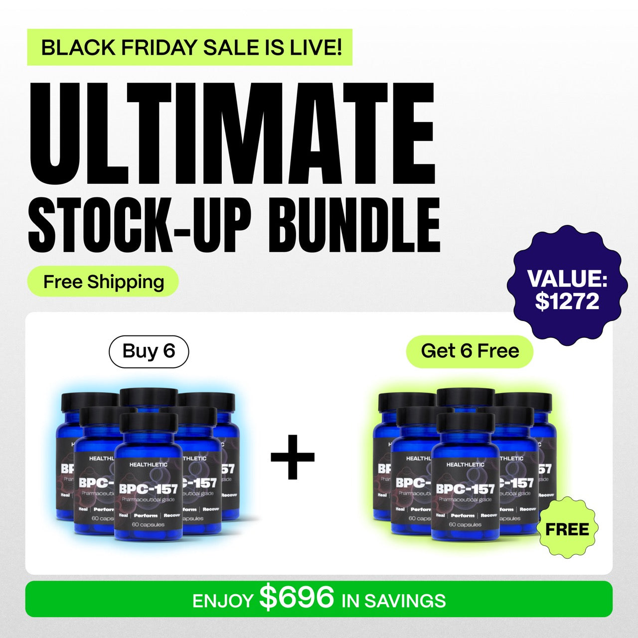 Body Protection Compound (BPC-157) | VIP 6+6 Black Friday Deal